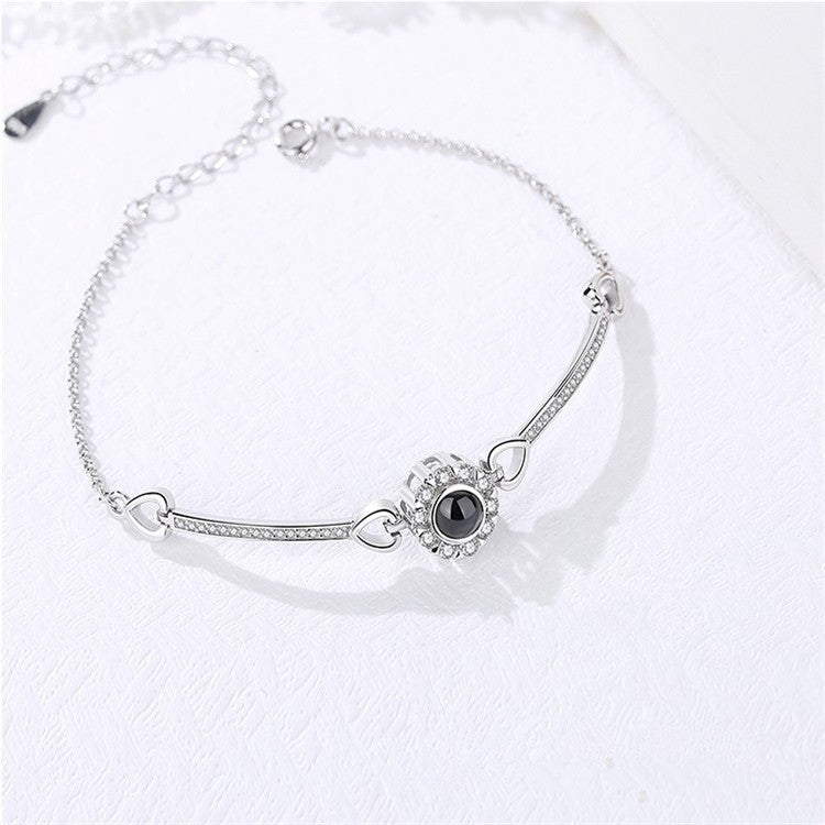 GLINTORS Angel Eyes Custom Photo Projection Bracelet – Gift for Her